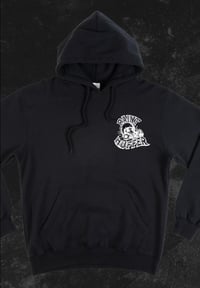 Image 3 of PAINTHUFFER HOODIE - BLACK