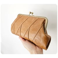 Image 2 of Mosaic Caramel Handbag or Clutch 