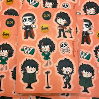 Image 2 of My Chemical Romance Gerard Way LA 5 Nights 5x7 Sticker Sheet