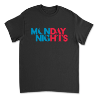 Black 'Monday Nights 3D' Logo T-Shirt