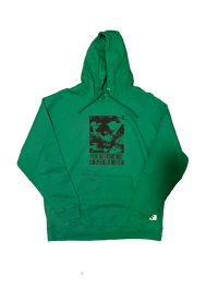 Image 1 of Kelly green narcissus hoodie 