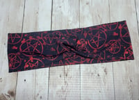 Red Pentacles Headband 