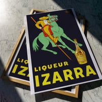 Image 1 of Liqueur Izarra | Zulla - 1908 | Drink Cocktail Poster | Vintage Poster