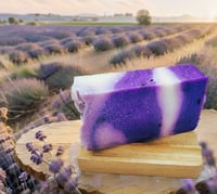 Image 1 of Lavender Olive Oil Soap - Relaxing & Antiseptic (Pack of 3)