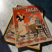 Image 1 of Gentiane Thejy | Maurice Lourdey - 1895 | Drink Cocktail Poster | Vintage Poster