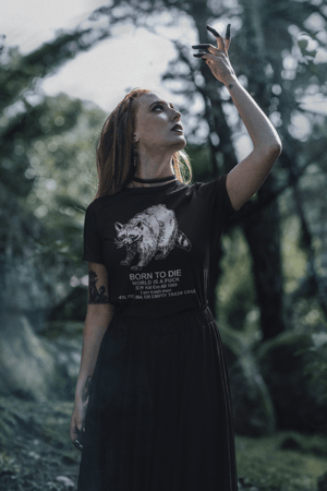 Image of Born to Die Raccoon T-Shirt