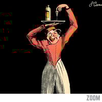 Image 2 of Marcati Curacao | Sante Cancian - 1929 | Drink Cocktail Poster | Vintage Poster