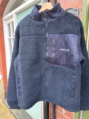 Image of Spirit of 58 Recycled Sherpa Fleece Navy 