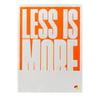 You get what you pay for – less is more – neon orange
