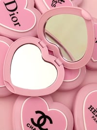 Image 2 of Heart Compact Mirrors