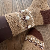 Image 5 of Lot de 2 patrons de chaussettes : Mystical mushroom socks et Mushroom season socks