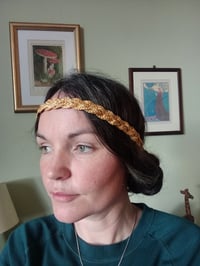 Image 1 of Plaited Straw head band