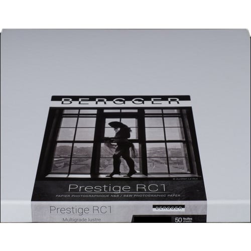 Image of Bergger Prestige RC1 BW Paper 11X14, Glossy 50 sheets (Multigrade/Polycontrast)