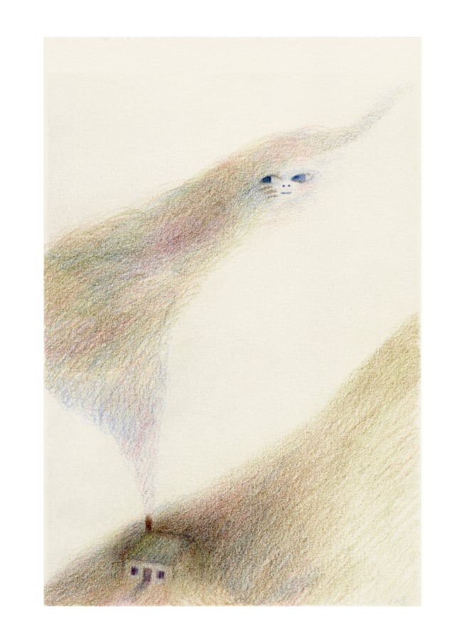 Cloud house ~ Giclee print 