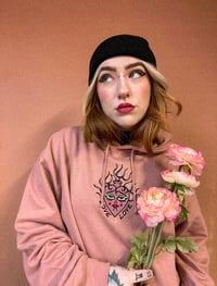 Image 1 of DUSTY PINK Sacred Valentines Unisex Hoodie