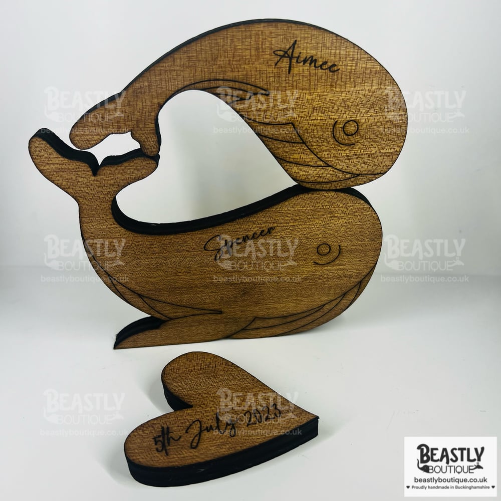 Personalised Whale Family Puzzle