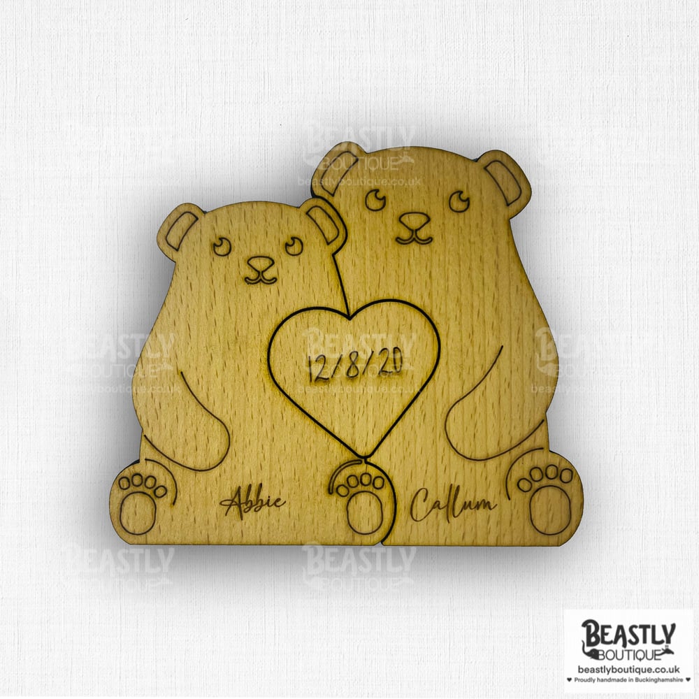 Personalised Bear Family Puzzle