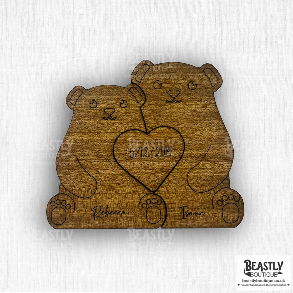 Personalised Bear Family Puzzle