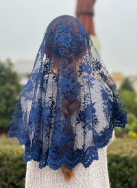 Image 2 of Queen of the Angels Chantilly Lace Veil