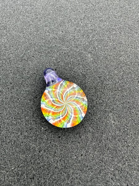 Image of Retti Pendant Purple Bail