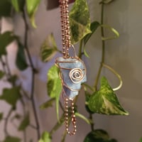 Blue Calcite Necklace