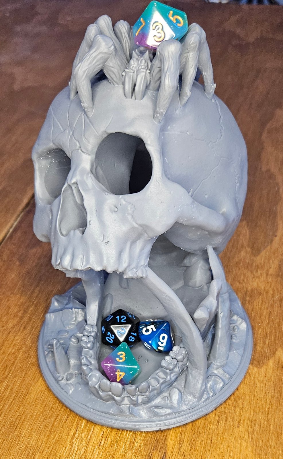 Rainbow outlets Skull Dice Tower w/ Spider