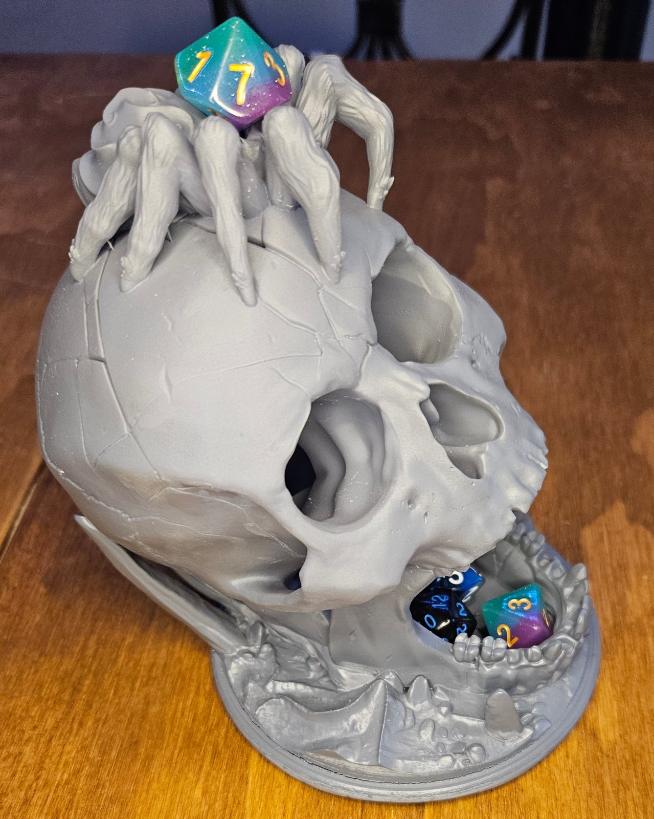 Rainbow outlets Skull Dice Tower w/ Spider