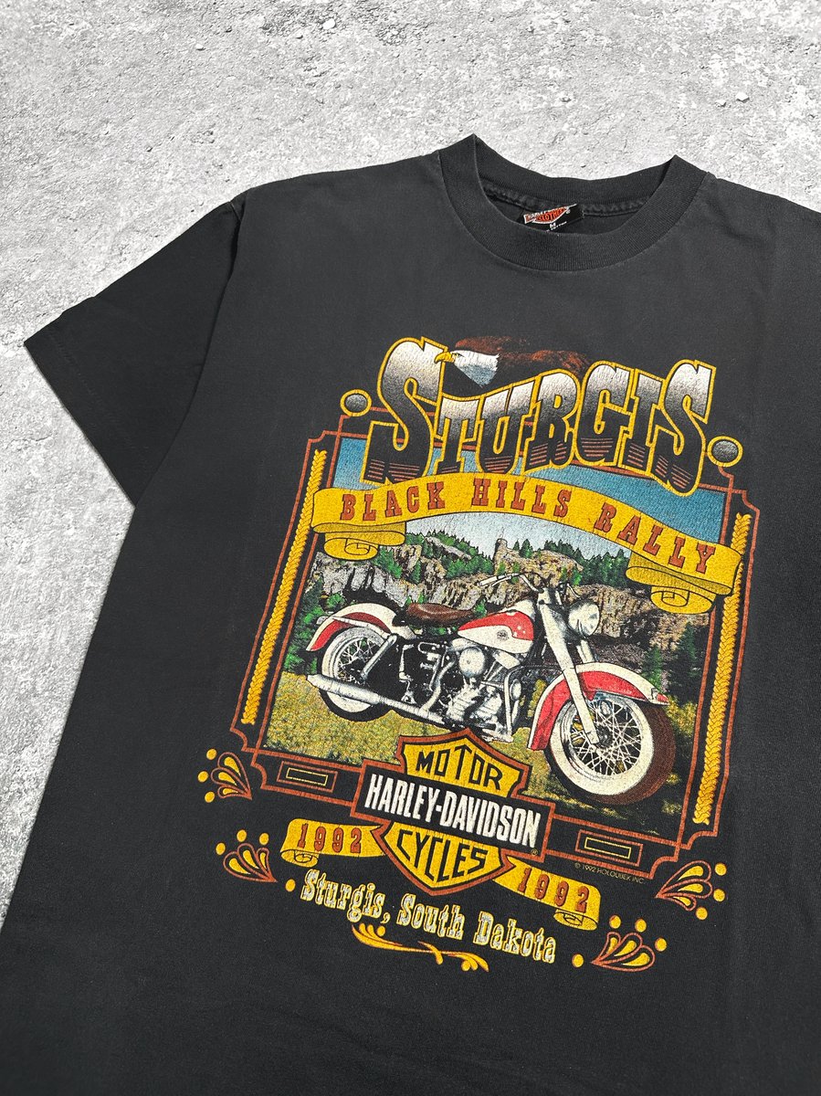 Harley Davidson 1992 'Sturgis Black Hills Rally' T-Shirt | NLVintage