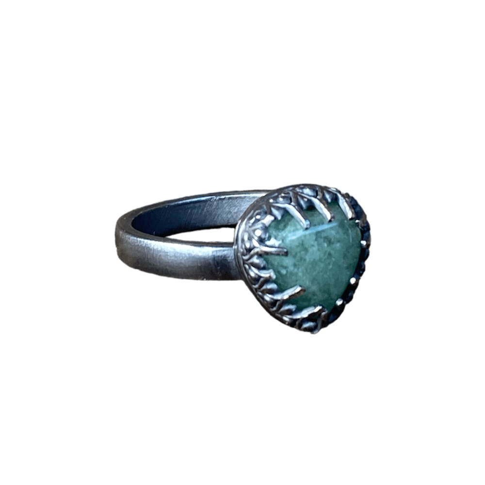 Adventurine Sweetheart Ring