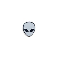 Alien Head pin (Gray)