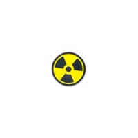 Radioactive Symbol pin