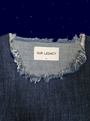 AUTHENTIC! Our Legacy distressed denim tee