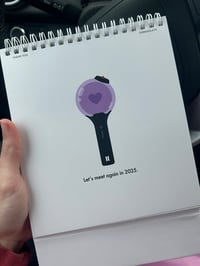 Image 4 of [CALENDAR] BANGTAN WAS HERE 2024 with stand