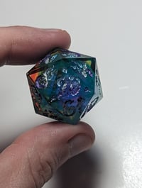 Image 1 of Dark Rainbow Fairy Fire 20mm D20 Single