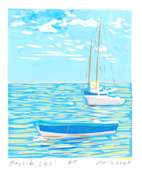 "Bay Boats" by Ricardo Roig 10" x 8"