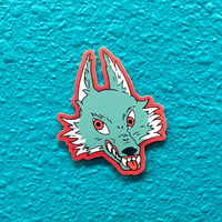 Image of Wolf Head Sticker