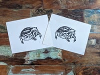 Image 5 of Desert Rain Frog Linocut