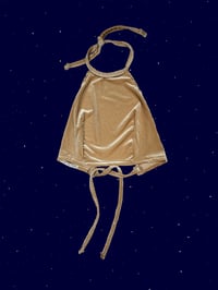 Velour halter top