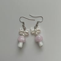 Image 2 of coquette Mushroom Earrings