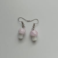 Image 3 of coquette Mushroom Earrings