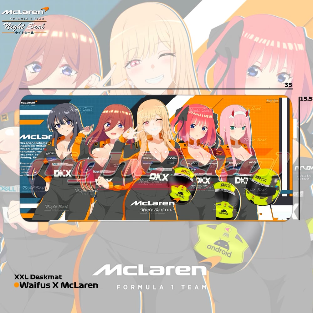 Image of F1 X WAIFUS / XXL Desk mats