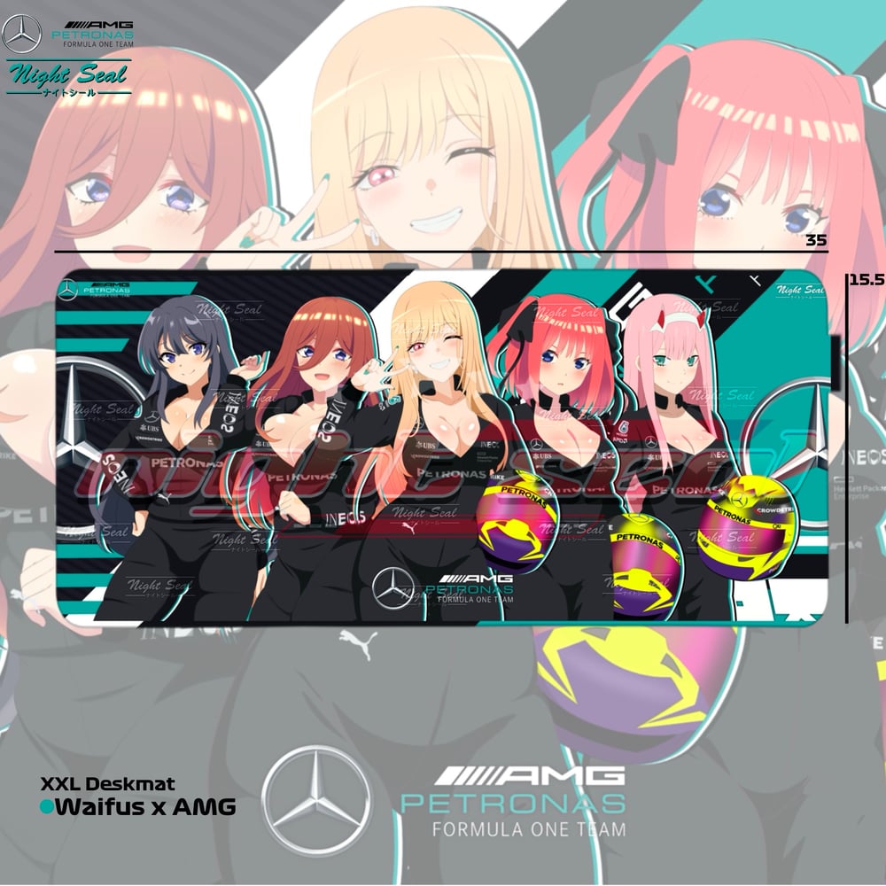 Image of F1 X WAIFUS / XXL Desk mats