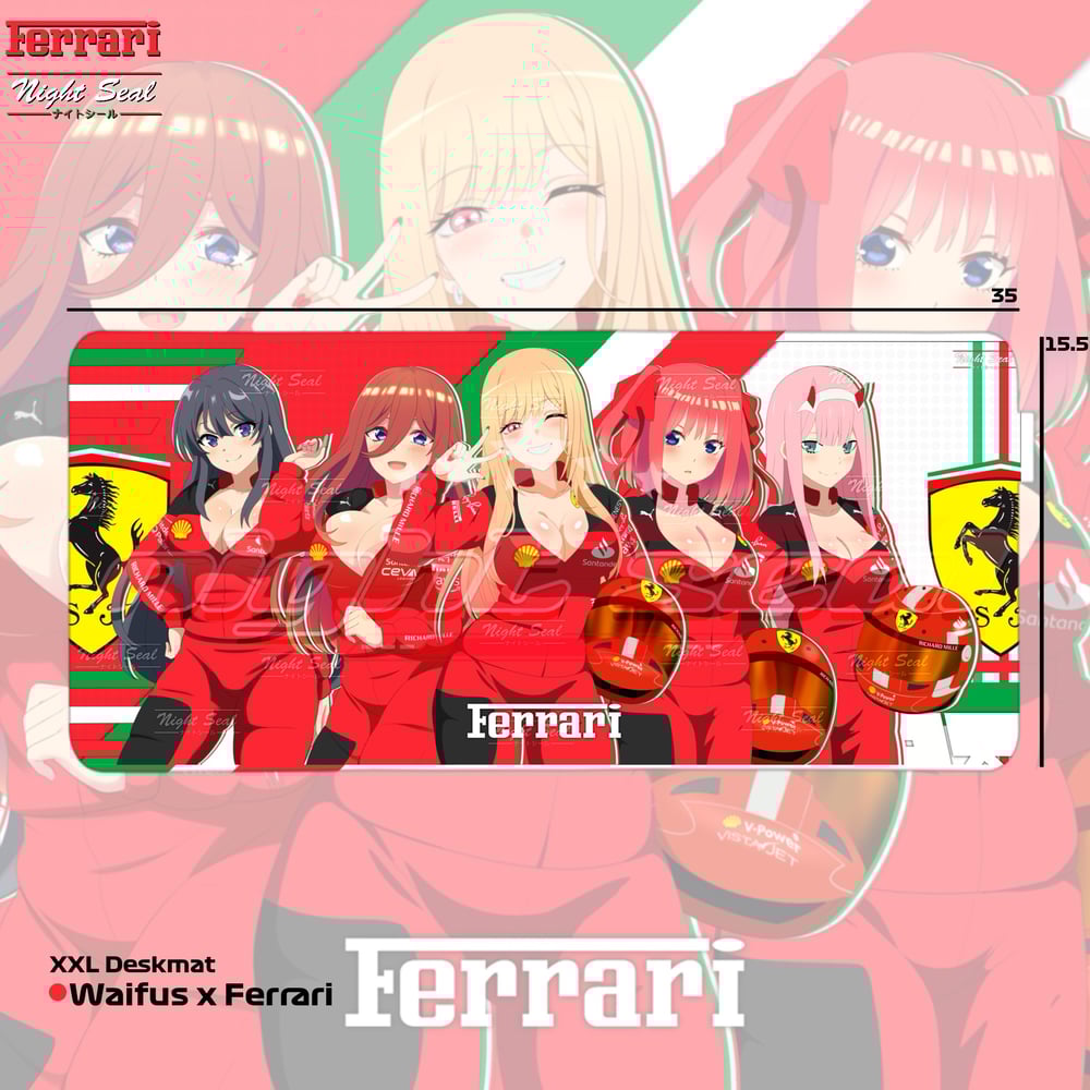 Image of F1 X WAIFUS / XXL Desk mats