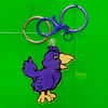 Berry Bird Key Chain. Acrylic
