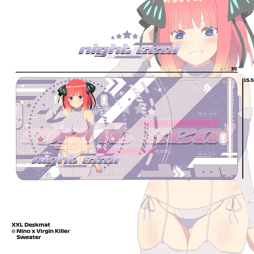 Image of Virgin killer sweater / XXL Desk mat 