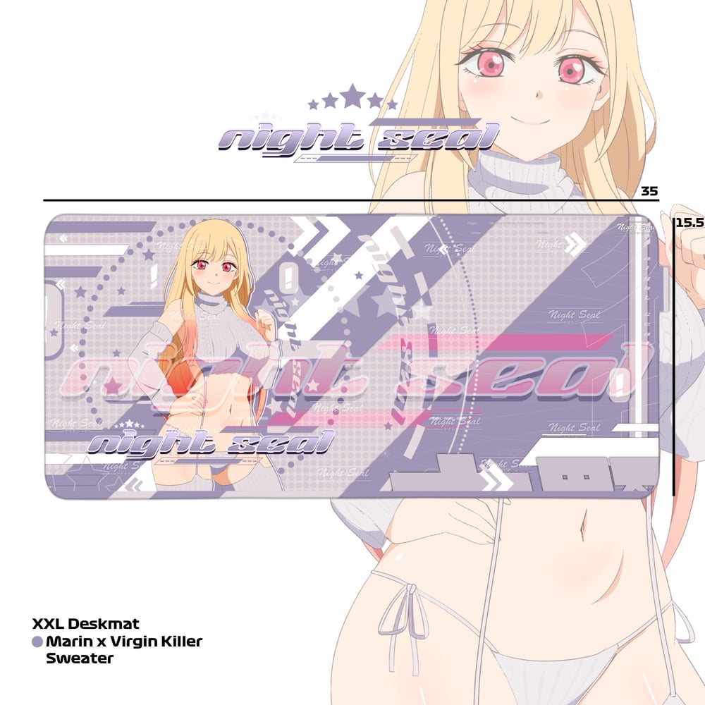 Image of Virgin killer sweater / XXL Desk mat 
