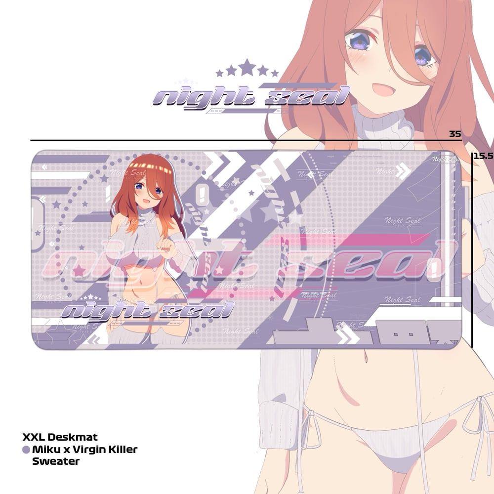 Image of Virgin killer sweater / XXL Desk mat 