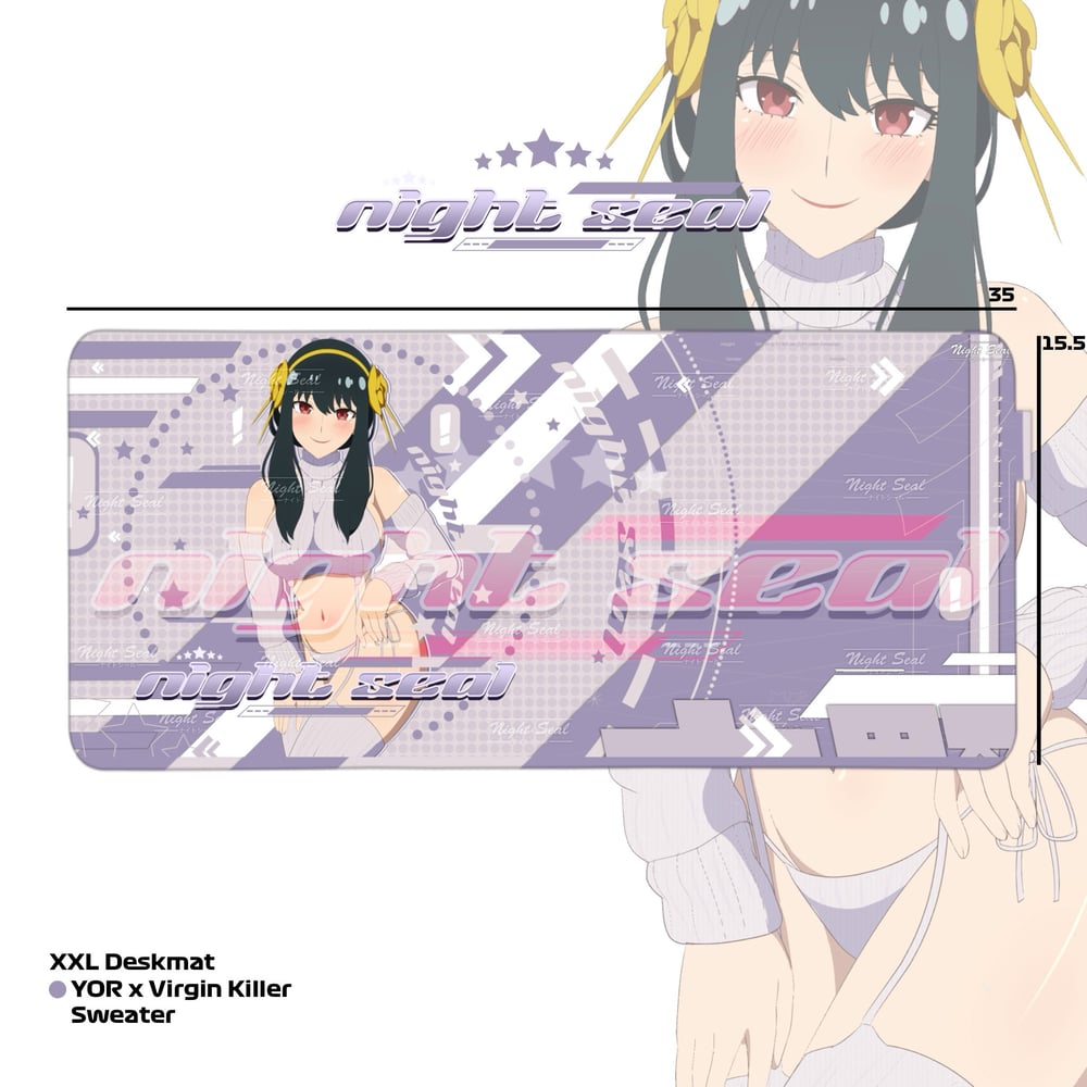 Image of Virgin killer sweater / XXL Desk mat 
