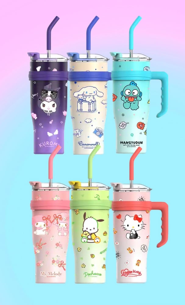 Image of SANRIO 40 oz. Stainless Steel  Mug