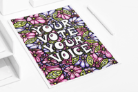 Image 4 of Postcard “Your Vote Your Voice” Postcards To Voters
